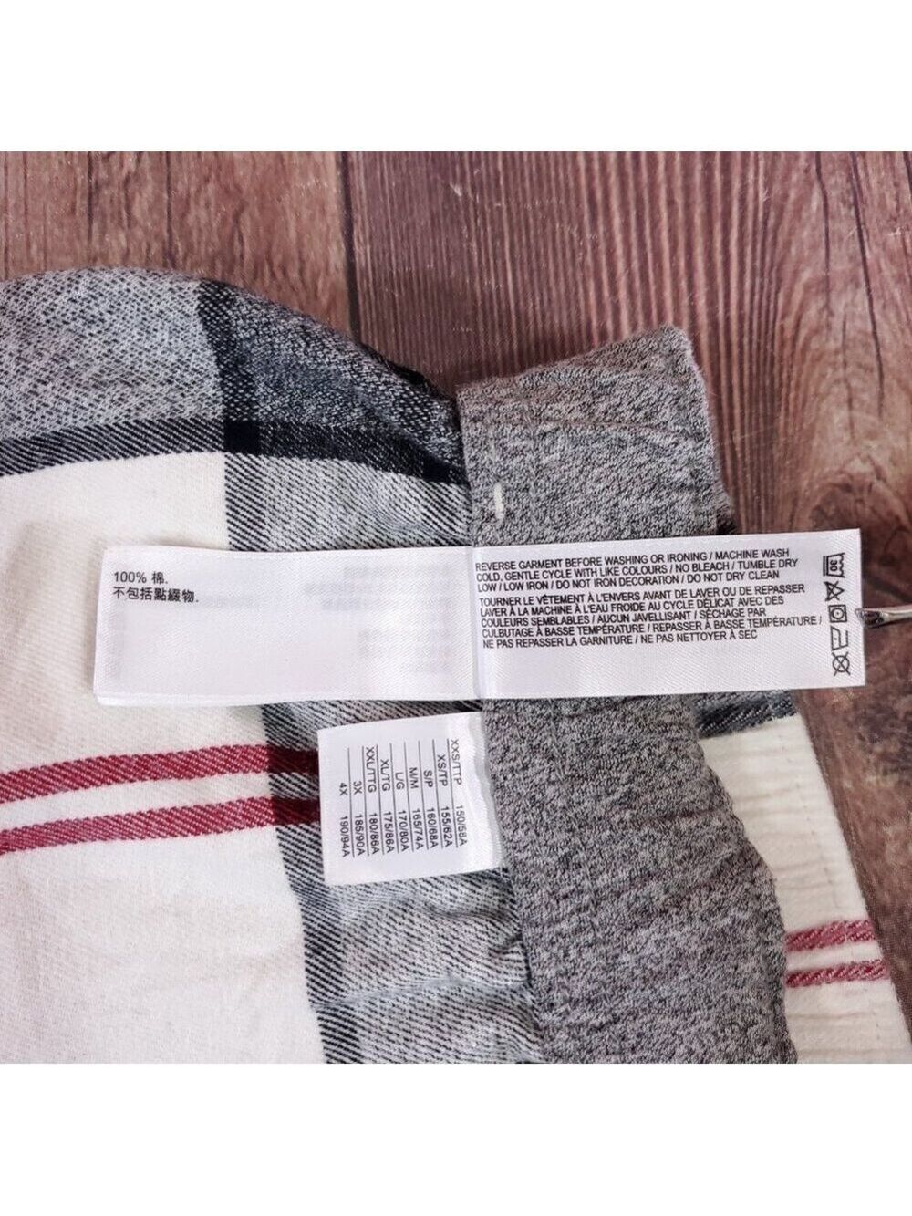 Roots Canada Womens Size XXS Flannel Pajama Lounge Pants Plaid Cotton - Picture 14 of 16